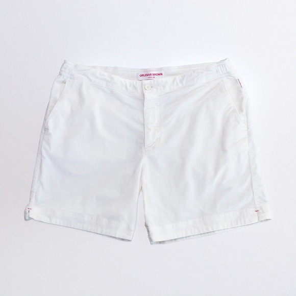 ORLEBAR BROWN Men's‎ White Velvet Tailored Shorts – Size 34 – Made in Portugal